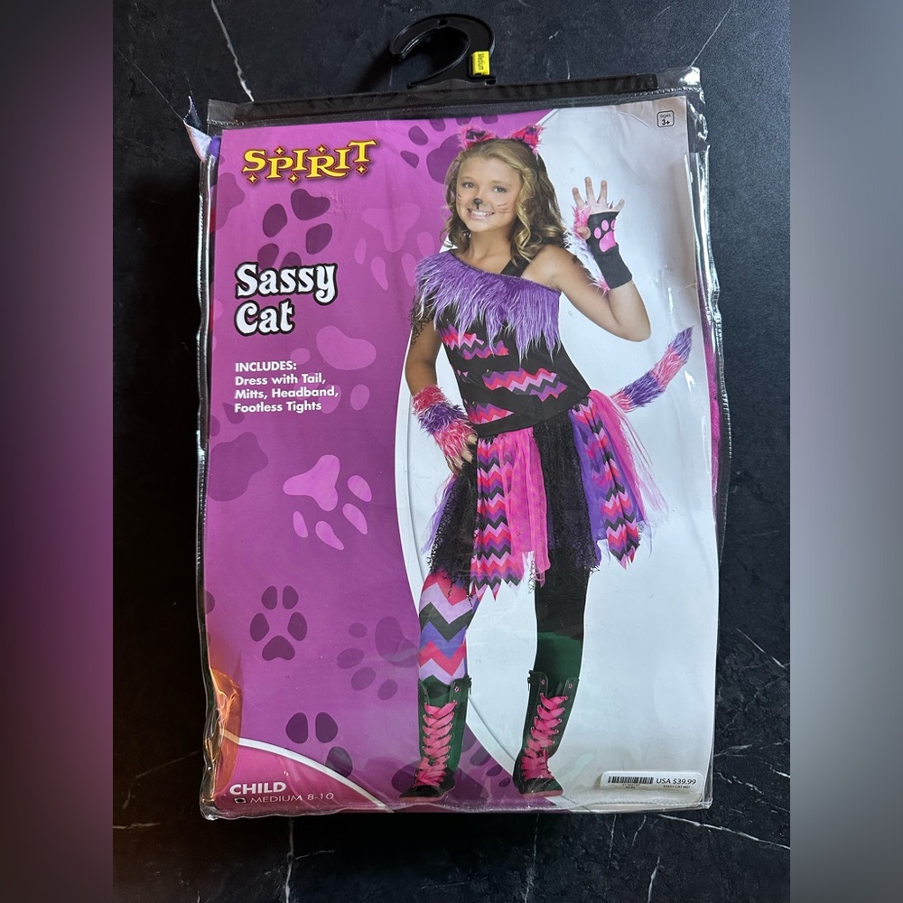 Spirit Halloween Sassy Cat Costume